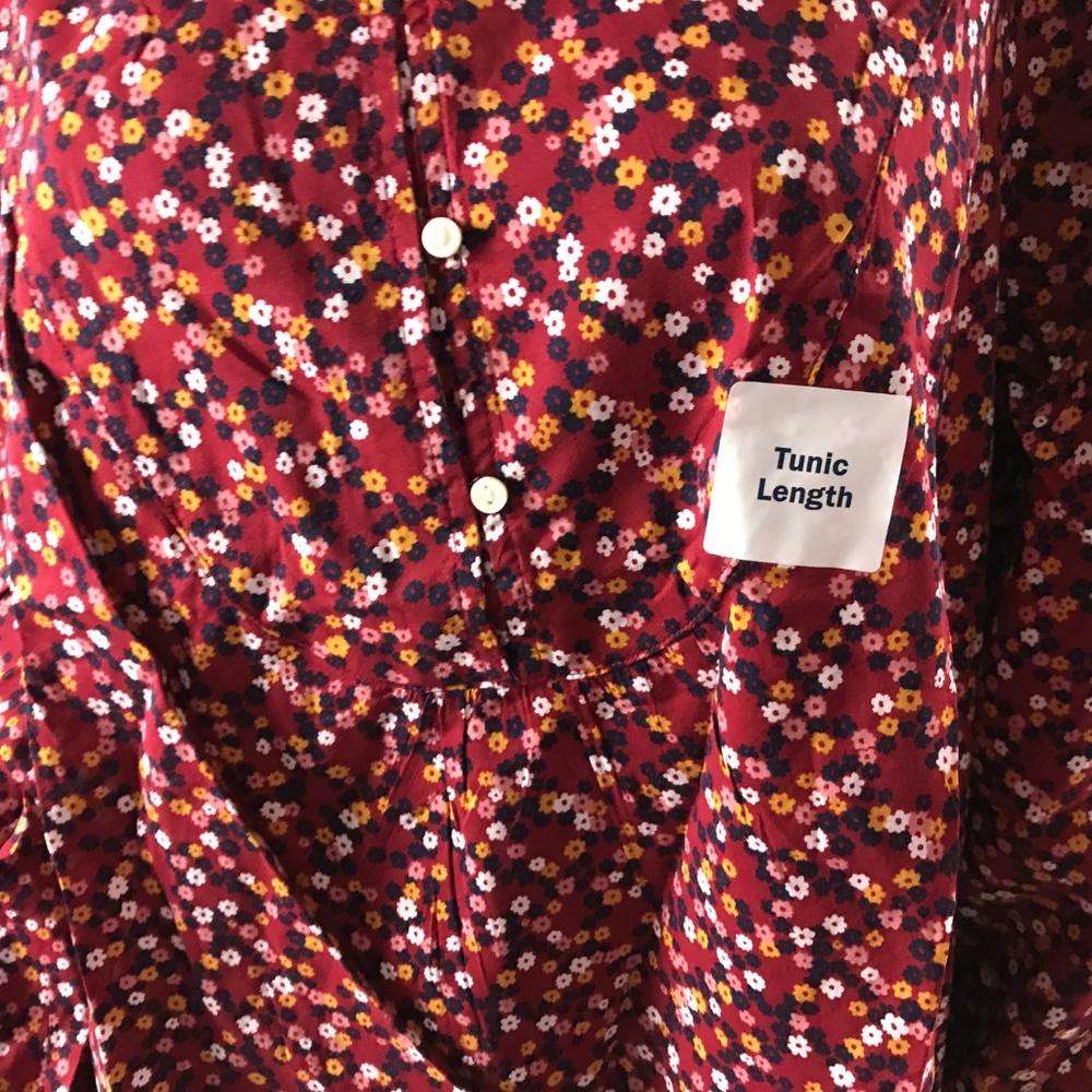 Old Navy Women's Tunic Top Cotton Blend Size L New - Picture 2 of 5